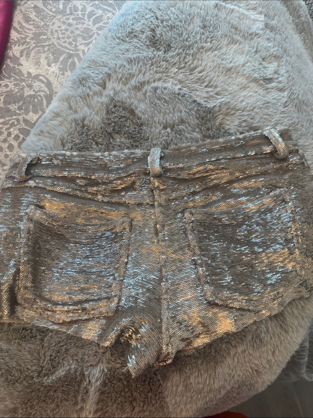 IRO Metallic Sequin Shorts - Gold Sequins 🔥🔥🔥US size 4 - Picture 11 of 13